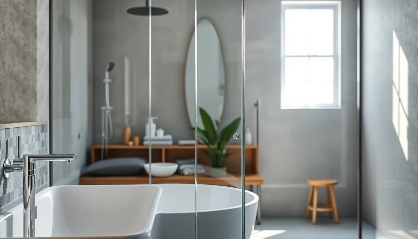 Discover stunning shower screens semi frameless showcasing elegance and modern design in a bright bathroom setting.