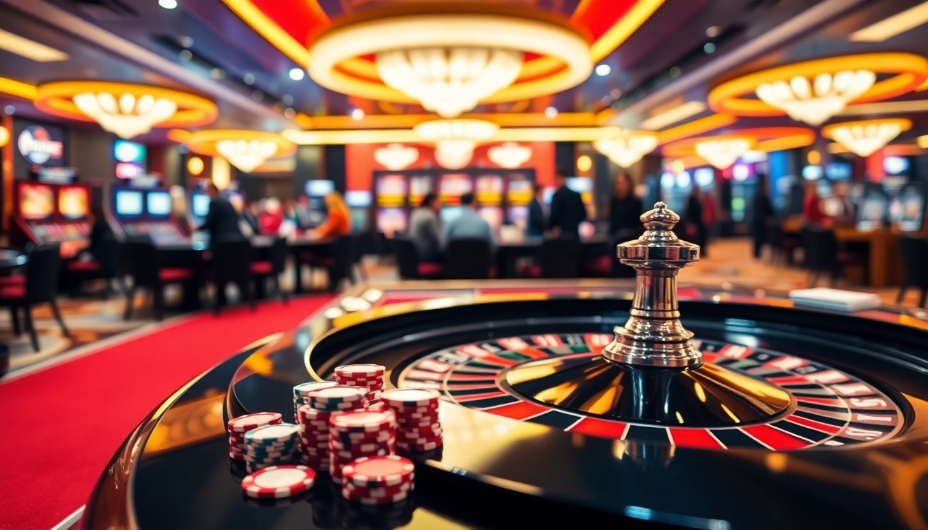 Engaging visual of casino excitement depicting reddit csgo gambling sites atmosphere with vibrant lighting.