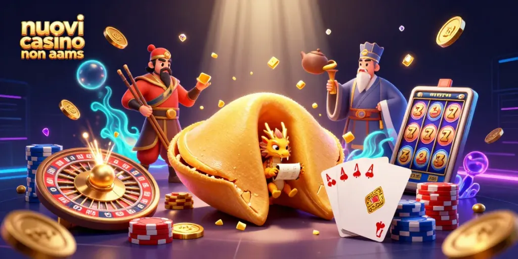 Scopri i nuovi casino non aams con monete dorate e dragoncini nella magia del gioco.