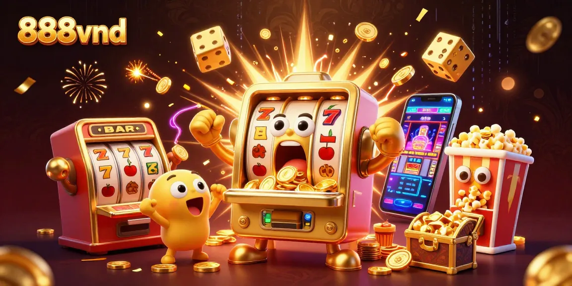 Spin and win with 888vnd’s vibrant slot machines and jackpots exploding with coins!