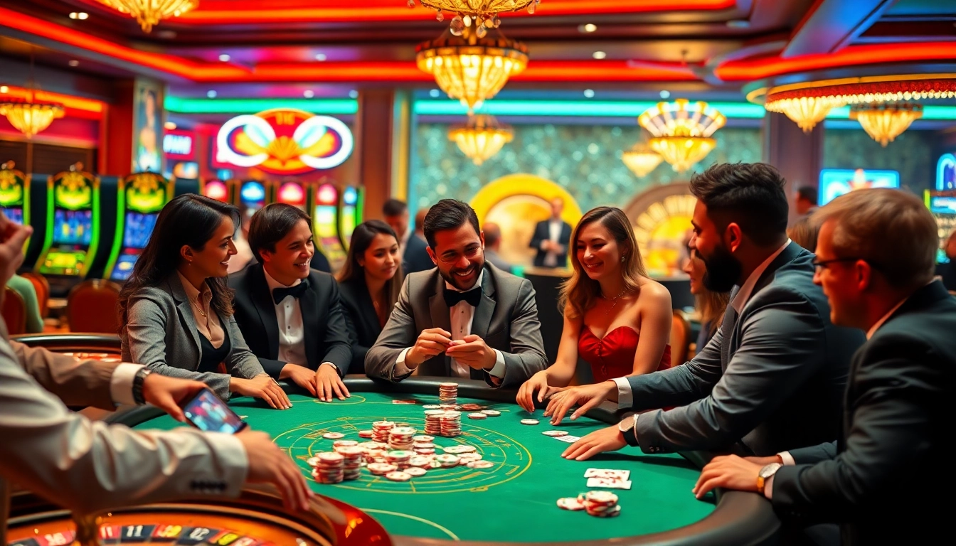 Vivez l'excitation du casino en ligne Français 2026 à une table de poker luxueuse.
