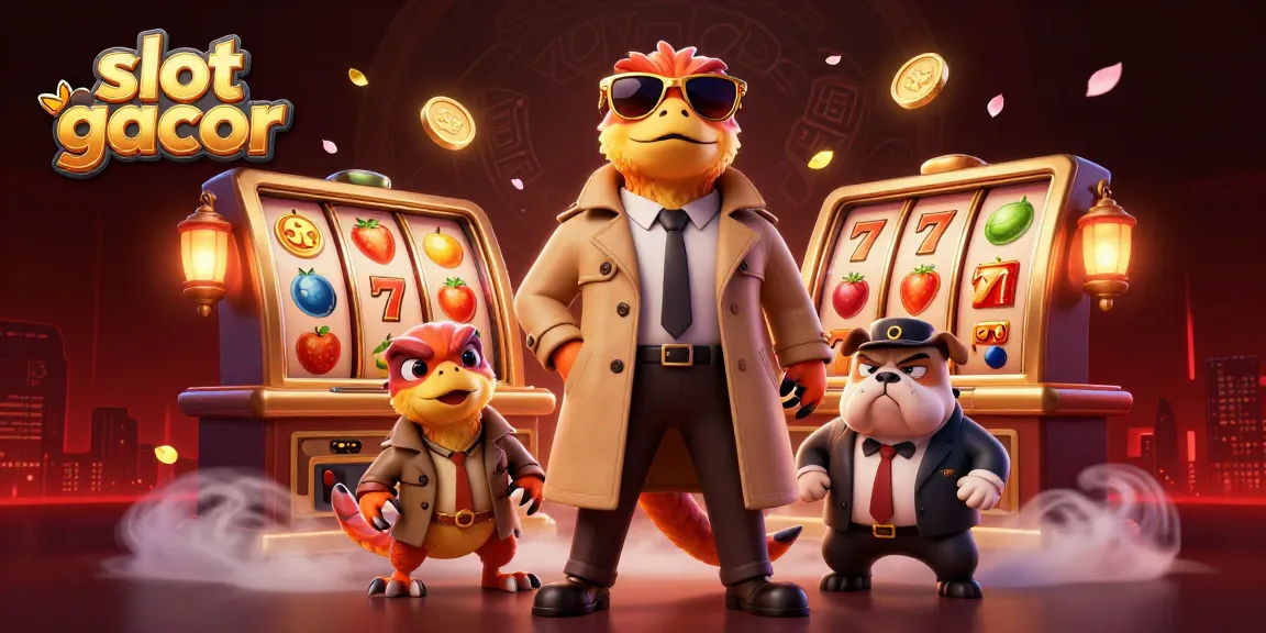 Experience thrilling slots with slot gacor, featuring raptors and vibrant casino elements!