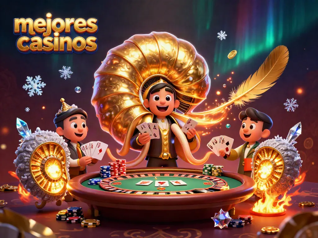 Descubre los mejores casinos en un mundo de cartas y ruletas iluminado por nautilus antiguos.