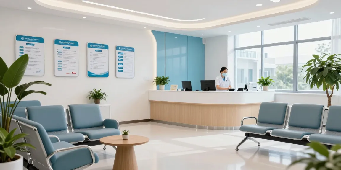 Hair transplant Turkey price information in a modern healthcare clinic with patient care display.