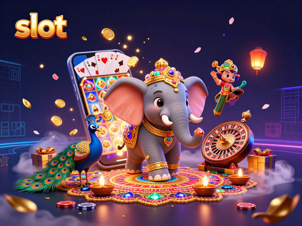 Engage with thrilling slot visuals as golden coins burst forth and vibrant symbols shine.