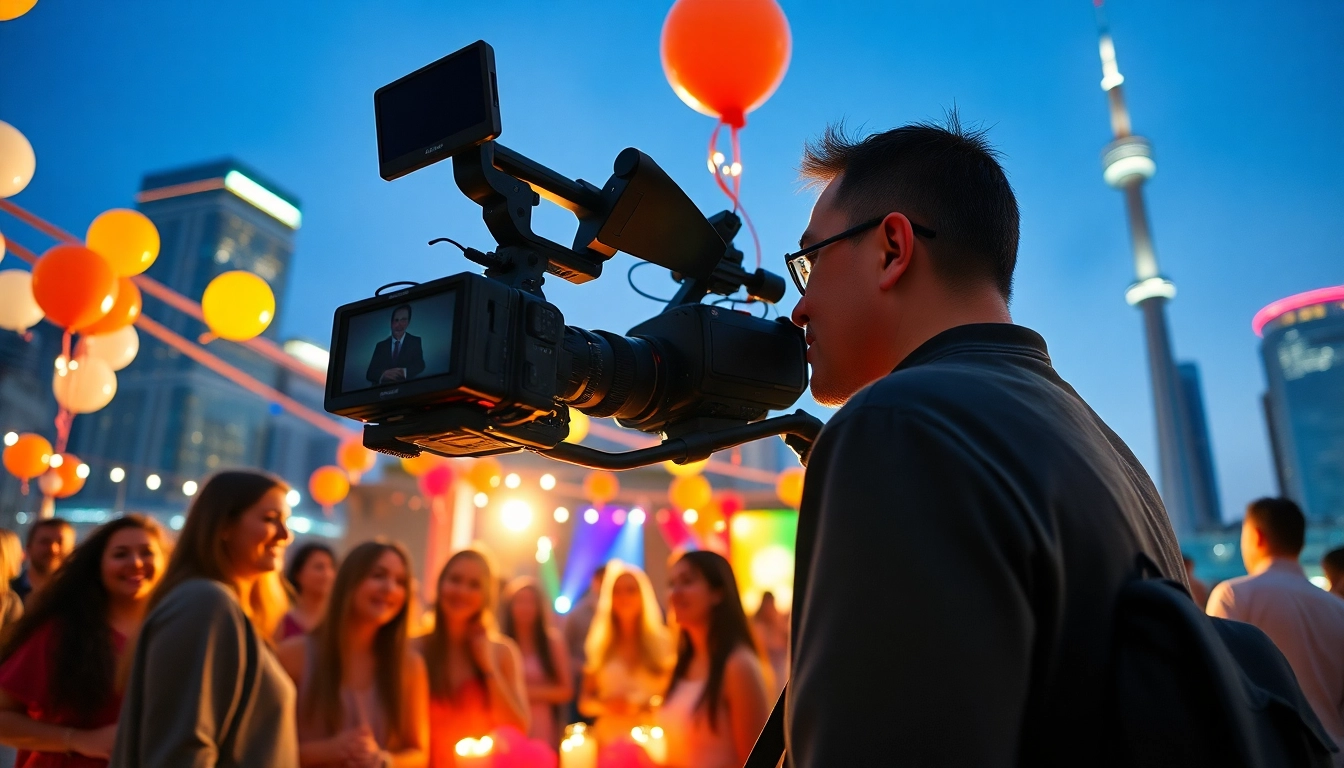 Engaging moments captured by oronto video production company in Toronto's vibrant celebrations.
