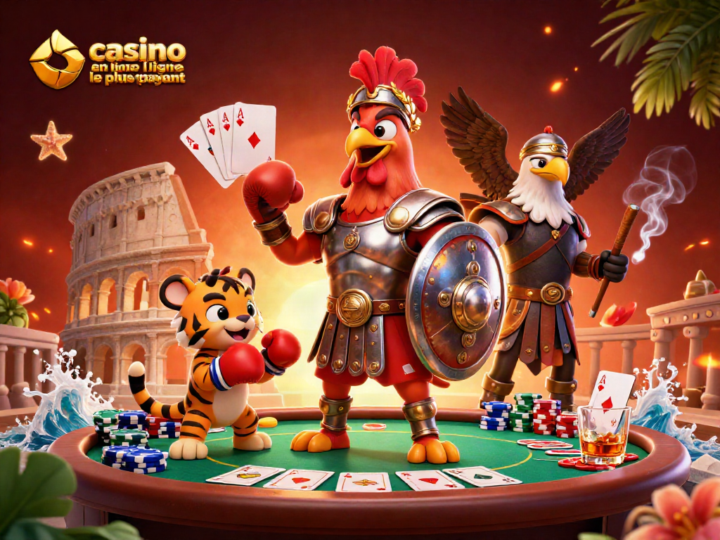 Découvrez les jeux captivants du casino en ligne le plus payant avec des personnages animés et des éléments de jeu.