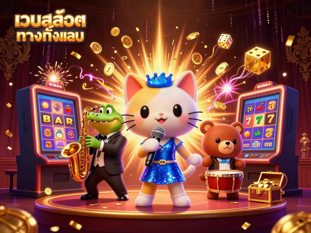 สนุกสนานกับเว็บสล็อตตรงทั้งหมดในคาสิโนออนไลน์ที่มีการแสดงสดและฉากการผจญภัย