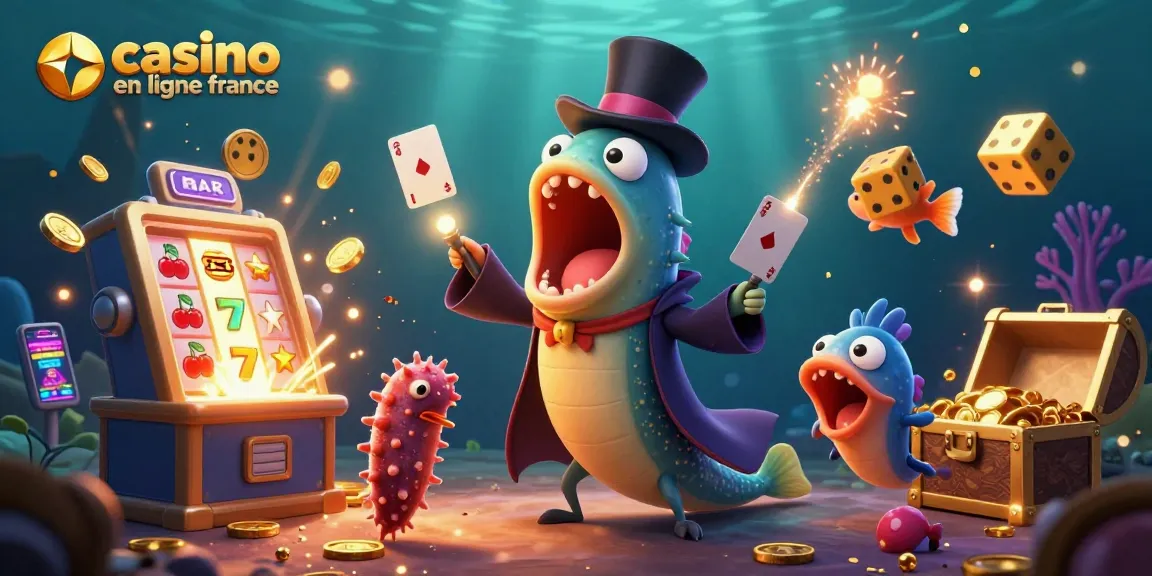 Jouez aux machines à sous dans un casino en ligne France avec une scène magique captivante.