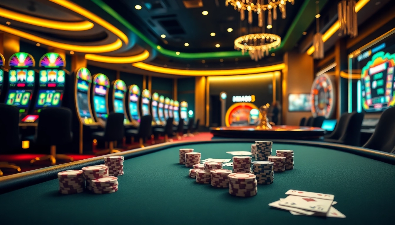 Experience the thrill of gambling at MM88.today with high-stakes poker and vibrant slot machines.