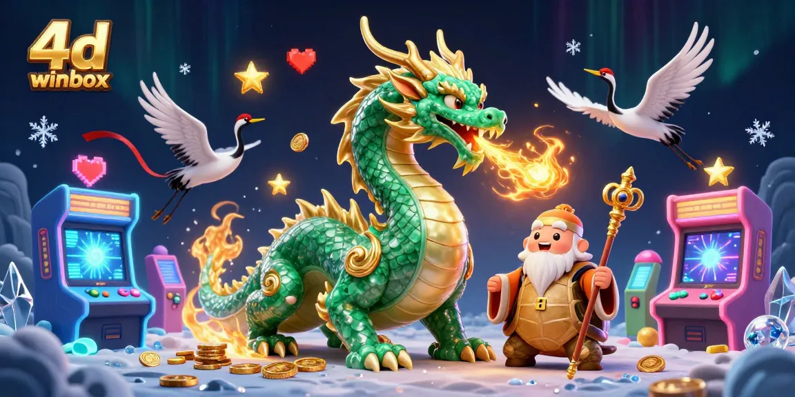 Engage with the thrilling world of 4d winbox featuring magical dragons, gaming elements, and vibrant visuals.