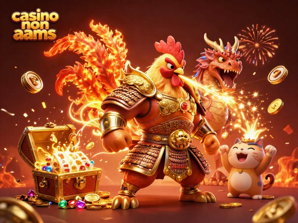 Giocando nei casino non AAMS con il guerriero gallo e dragone, chiama la fortuna!