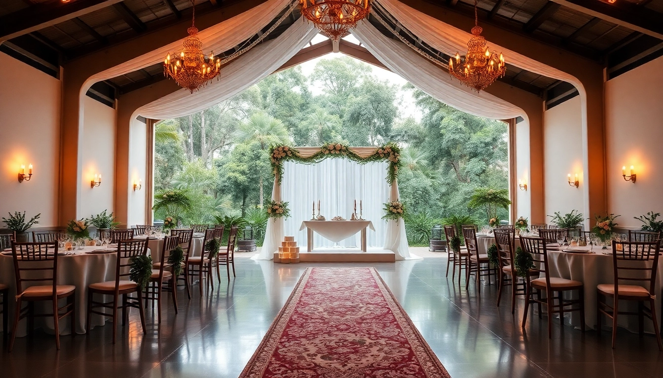 Experience a stunning Wedding Event Space Jacksonville with beautiful arrangements and romantic ambiance.