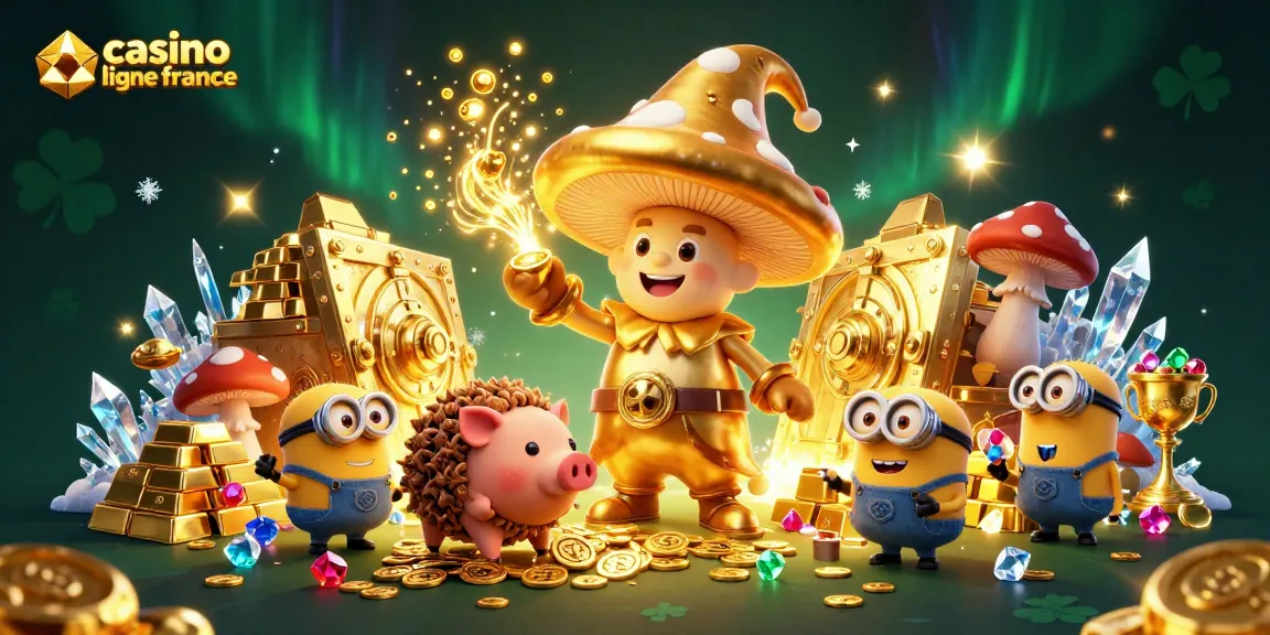 Jouez au casino en ligne France avec des personnages animés et des éléments de jeu riches.