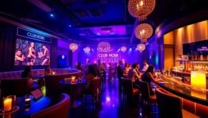 Dinner sxm at Club Noir, St Martin’s vibrant nightlife scene with stylish cocktails and entertainment.