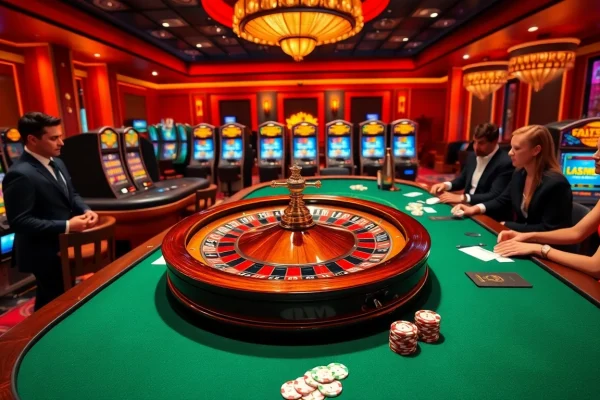 Experience high-energy gameplay at https://8kbetal.com/ with vibrant casino tables and engaged players.