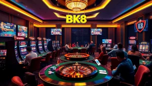 Experience the excitement of bk8 with immersive online gaming and vibrant casino visuals.