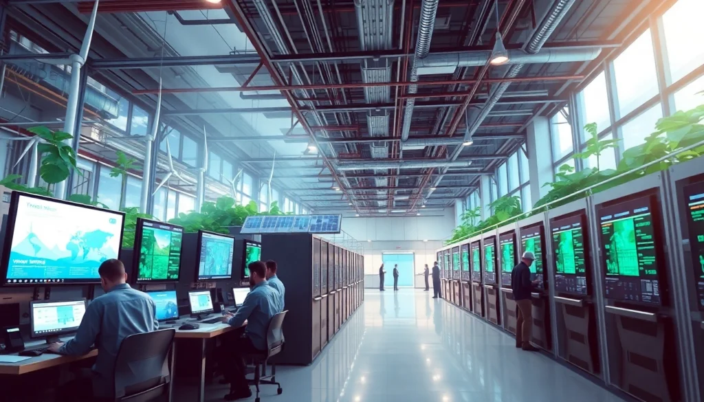 Trusted cloud mining sites with modern renewable energy facilities and real-time analytics.