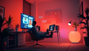 Interactive session with sex chat AI on a modern digital platform