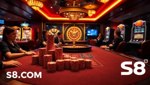 Engage in thrilling gameplay at S8.COM with high-stakes poker and casino action.