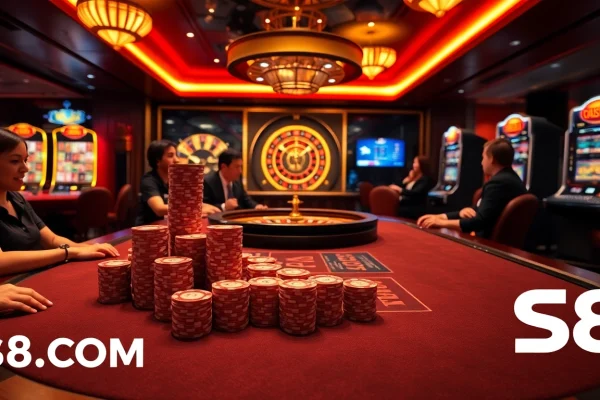 Engage in thrilling gameplay at S8.COM with high-stakes poker and casino action.