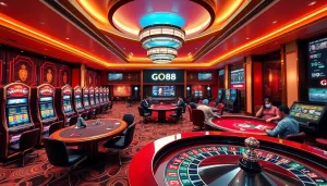 Experience thrilling gaming at GO88 with exciting slot machines and live poker tables.
