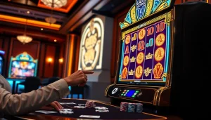 Experience the thrill of olympus slot with vibrant visuals and glamorous casino elements.